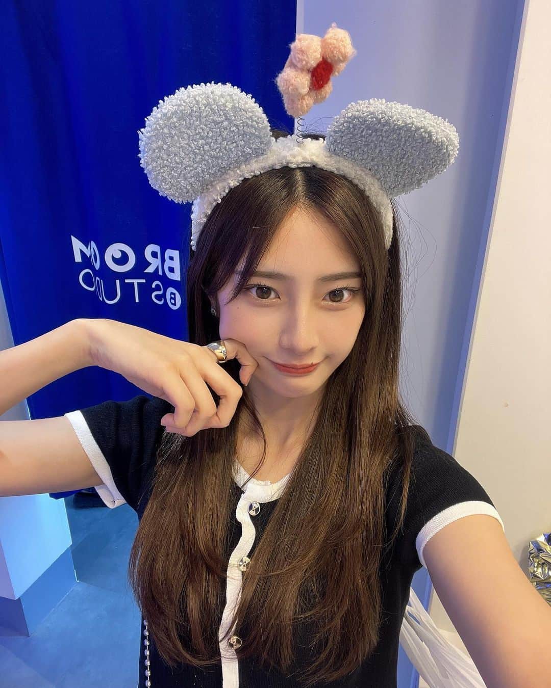 大西陽羽のインスタグラム：「かわいい？🐭」