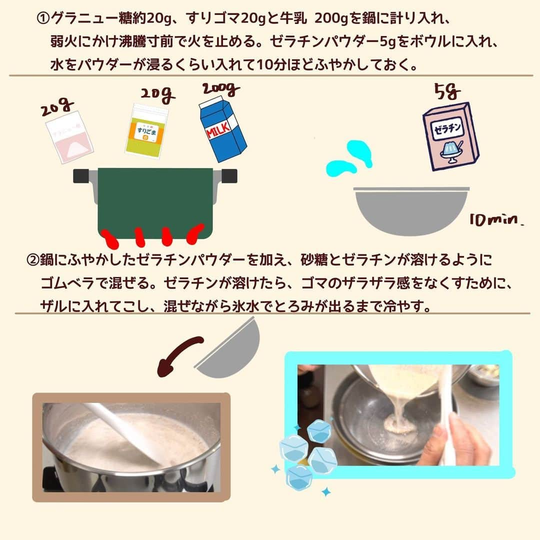 日本テレビ「沸騰ワード10」さんのインスタグラム写真 - (日本テレビ「沸騰ワード10」Instagram)「いつもご視聴ありがとうございます😊  今日は🍳ブランマンジェ🍳のレシピを公開‼️  ごまが濃厚〜🤤 冷やして固めて簡単デザート✨  作ってみたら #志麻さんの沸騰ごはん で投稿をよろしくお願いします❗️  #沸騰ワード10 #伝説の家政婦志麻さん #志麻さんの沸騰ごはん #うちの志麻ごはん #志麻さんレシピ #志麻さん  #ブランマンジェ #ごま #デザート #次回もお楽しみに！」8月25日 20時11分 - futtou_ntv_official