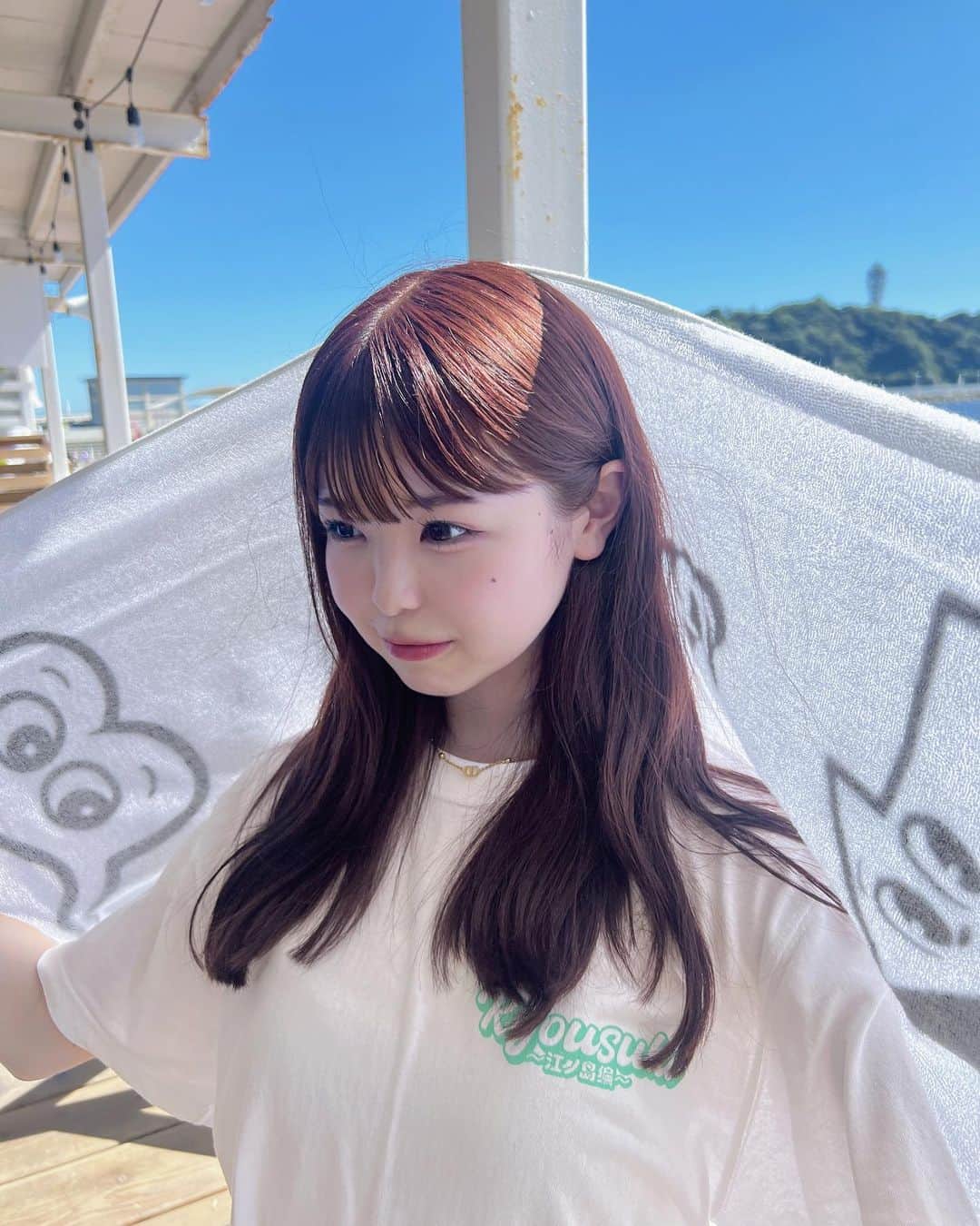 りょーかさんのインスタグラム写真 - (りょーかInstagram)「・ ・ 江ノ島〜〜〜🏖♡ 海入りたかった！！！  ・」8月25日 21時08分 - ryoka_0720