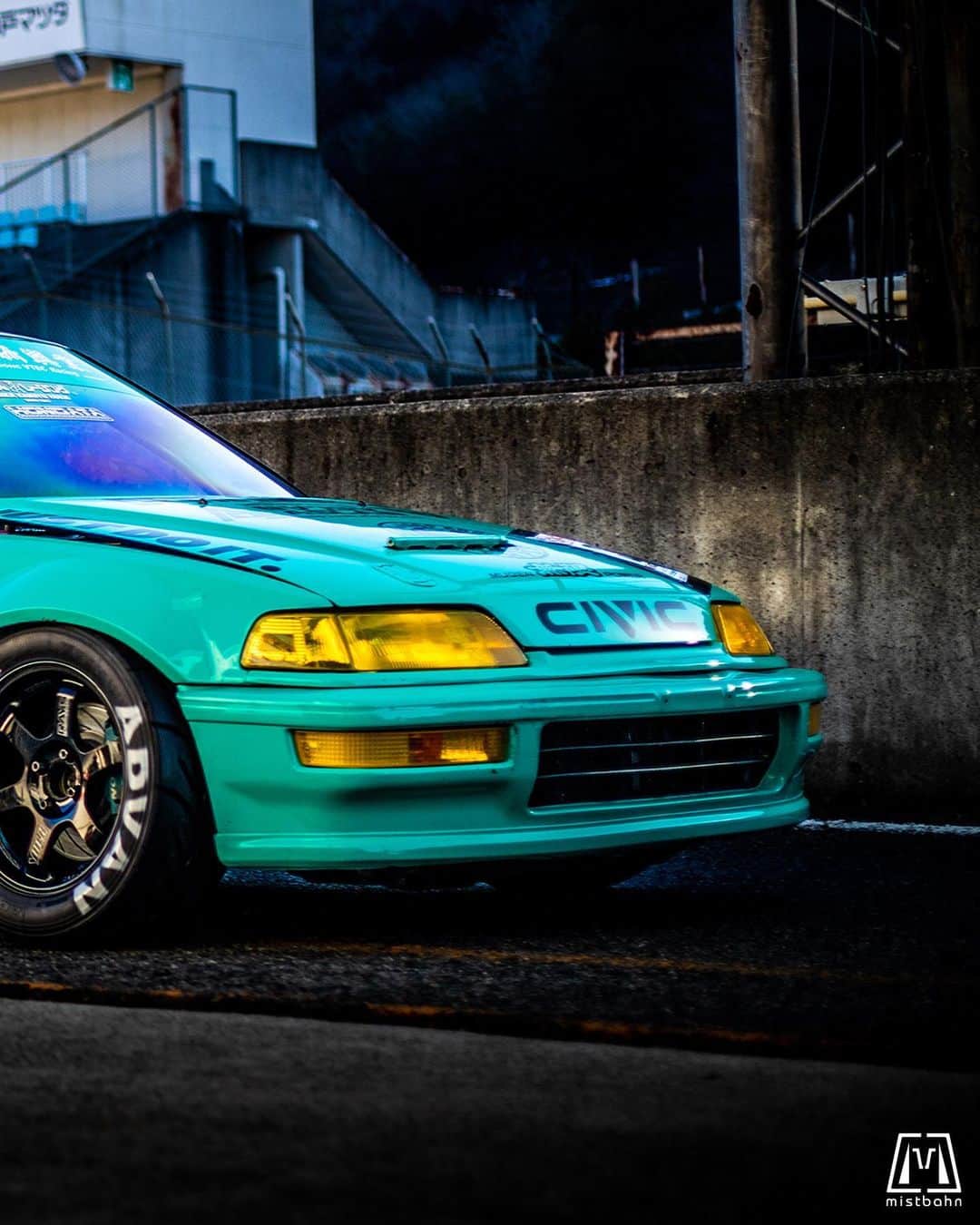 mistbahnさんのインスタグラム写真 - (mistbahnInstagram)「_ ASLAN Honda K24-Swapped ...