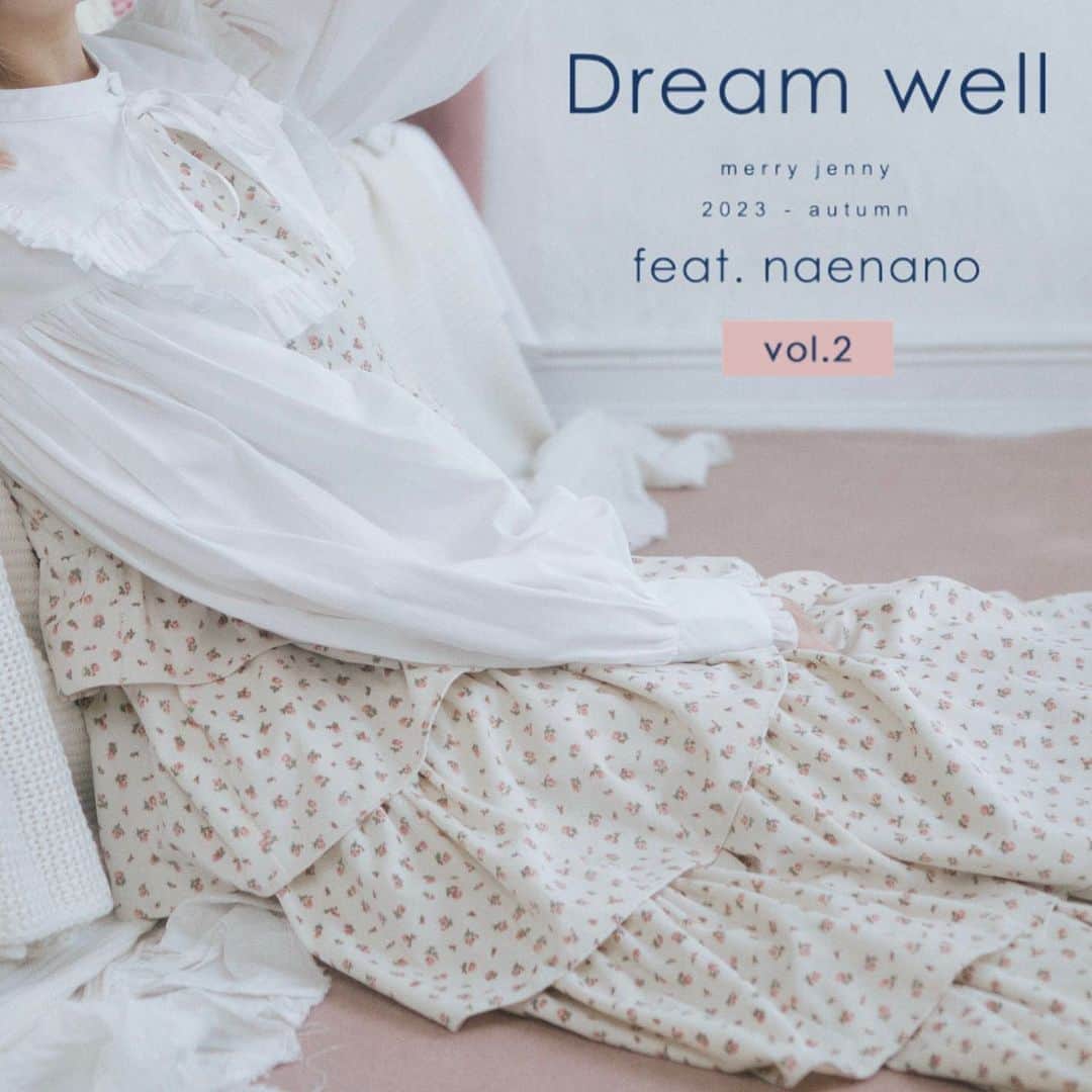 merry jennyのインスタグラム：「【 web  catalog ! 】 ㅤㅤㅤㅤㅤㅤㅤㅤㅤㅤㅤㅤㅤ merry jenny 2023 autumn Dream well feat.naenano  ㅤㅤㅤㅤㅤㅤㅤㅤㅤㅤㅤㅤㅤ 来週 8/30 (wed)  official web store RUNWAY channel にて 2023 autumn web  catalog vol.2を公開予定！ ㅤㅤㅤㅤㅤㅤㅤㅤㅤㅤㅤㅤ  topのURLから⇨  @merryjenny_instagram ぜひcheckしてくださいね♡ ㅤㅤㅤㅤㅤㅤㅤㅤㅤㅤㅤㅤㅤ 　 model : @naenano0114  photographer : @rikki_ueno  hair&make : @misu__hm  direction : @merryjenny_instagram  ㅤㅤㅤㅤㅤㅤㅤㅤㅤㅤㅤㅤㅤ ㅤㅤㅤㅤㅤㅤㅤㅤㅤㅤㅤㅤㅤ #merryjenny #メリージェニー  #2023aw #autumn #dreamwell  #webcatalog  #naenano #なえなの さん」