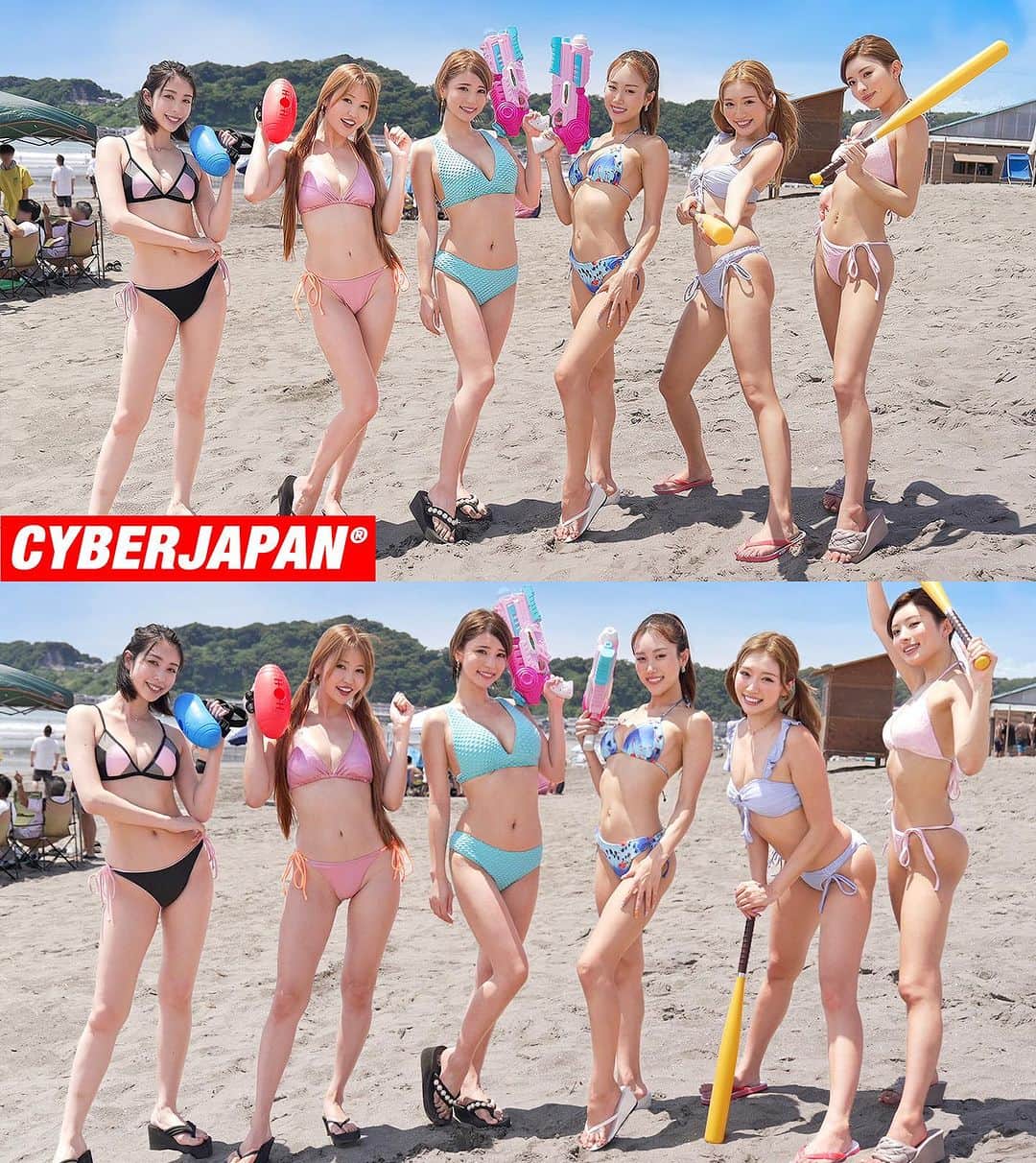 CYBERJAPAN Staffのインスタグラム：「本日の CYBERJAPAN DANCERS の公式 YouTube チャンネルの新しい動画がアップ‼️🤩  今年もビーチフラッグ 企画2023やりました！⛳️👙 HARUKA vs KAZUE！💥 KANAE vs 新人 ENA！💥 CHIAKI vs MIYABI！💥 是非みて下さい！😂💕  ⚡️CYBERJAPAN DANCERS 公式 YouTube チャンネル⚡️  水着でビーチフラッグ 2023！🤾🏼‍♀️👙 先輩5人と元保健室の先生の新人 ENA も初参加のビーチフラッグ対決！🔥 砂まみれになりながら激しい戦いの末に、大逆転が！？🤣💕 フラッグを GET するのは誰だ！？⛳😂  ▶️ https://youtu.be/uGmQSY9UDO0 📍リンクはストーリーにあります。  #サイバージャパン #CYBERJAPAN #サイバージャパンダンサーズ #avexbeachparadise #由比ヶ浜」