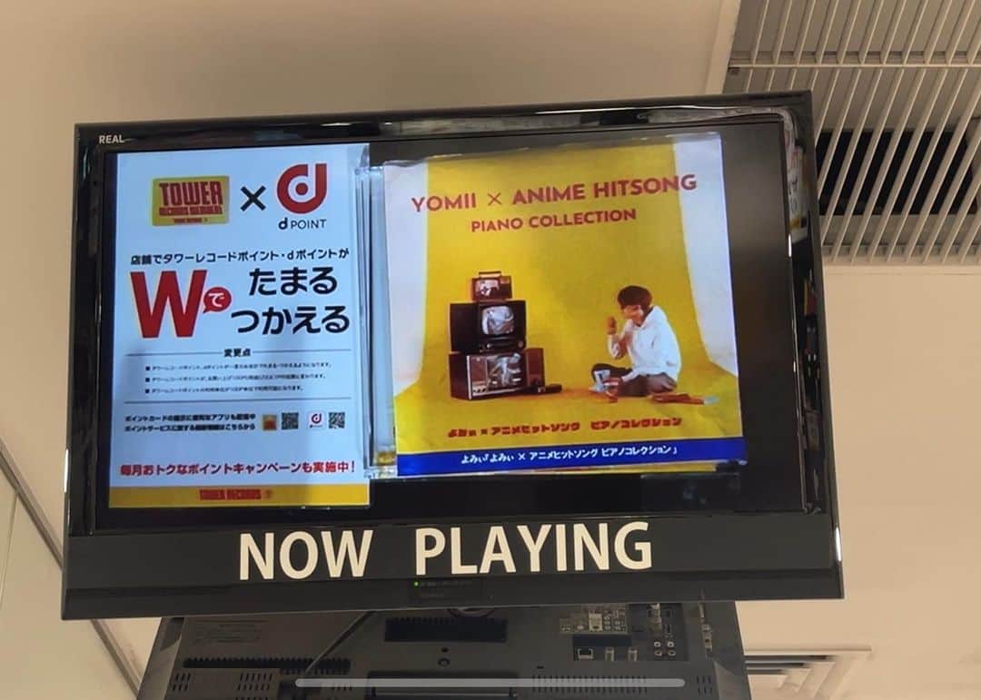 よみぃさんのインスタグラム写真 - (よみぃInstagram)「渋谷タワーレコードでアニソンCDのリリースイベントをやらせて頂きました  店内でCD掛かってた！」8月25日 21時57分 - yomii_431