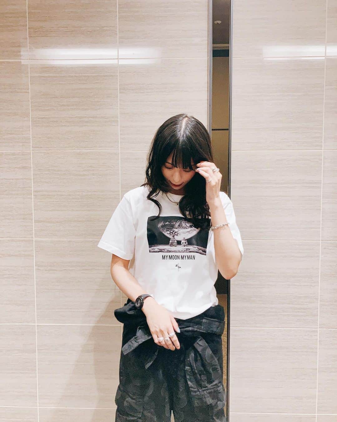 永田レイナのインスタグラム：「MY MOON MY MAN🌕  #cyberpunkedgerunners」