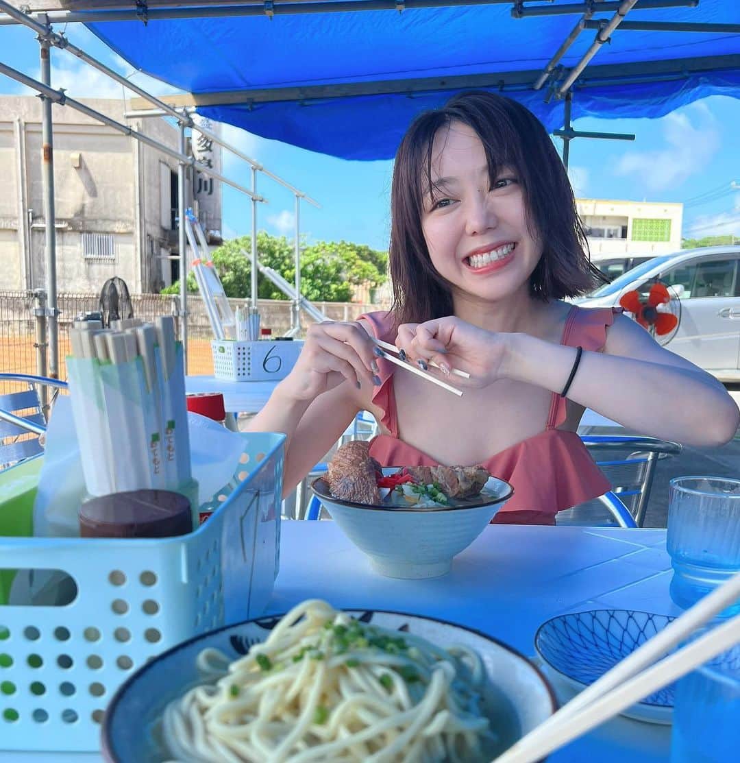 峯岸みなみさんのインスタグラム写真 - (峯岸みなみInstagram)「シュノーケル後の宮古そば最高🍜」8月25日 22時35分 - minegishi_31chan