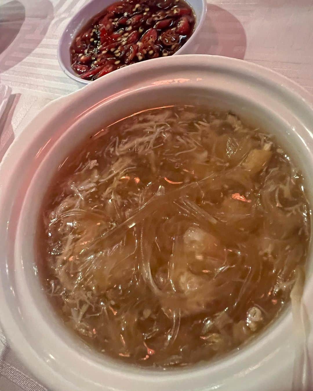 藤木貴子さんのインスタグラム写真 - (藤木貴子Instagram)「ここの フカヒレと蟹のスープ 絶品❤️❤️❤️  リピーターすぎる✨」8月25日 23時34分 - takako_fujiki