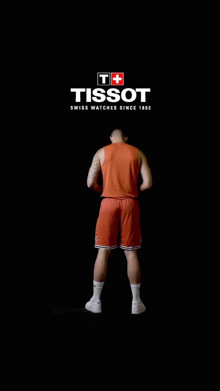 のインスタグラム：「The Spanish basketball sensation Guillermo « Willy » Hernangómez is ready for the FIBA World Cup 2023, sporting the Tissot Superport Chrono Basketball Edition, which has a unique FIBA World Cup 2023 Edition Strap.」