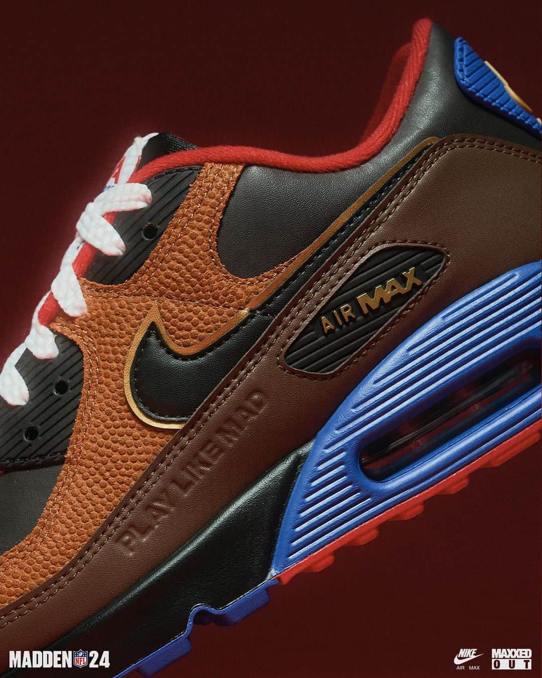 Nike Sportswearさんのインスタグラム写真 - (Nike SportswearInstagram)「Whether in the game or in the streets, the Nike Air Max 90 x EA Sports will get you ready to run the competition. 🎮  This @eamaddennfl inspired classic silhouette features premium leathers synonymous with a football. Paired with an EA inspired color way, this rendition of the Air Max 90 is for those who are ready to dominate on the sticks. 💯」8月26日 0時00分 - nikesportswear
