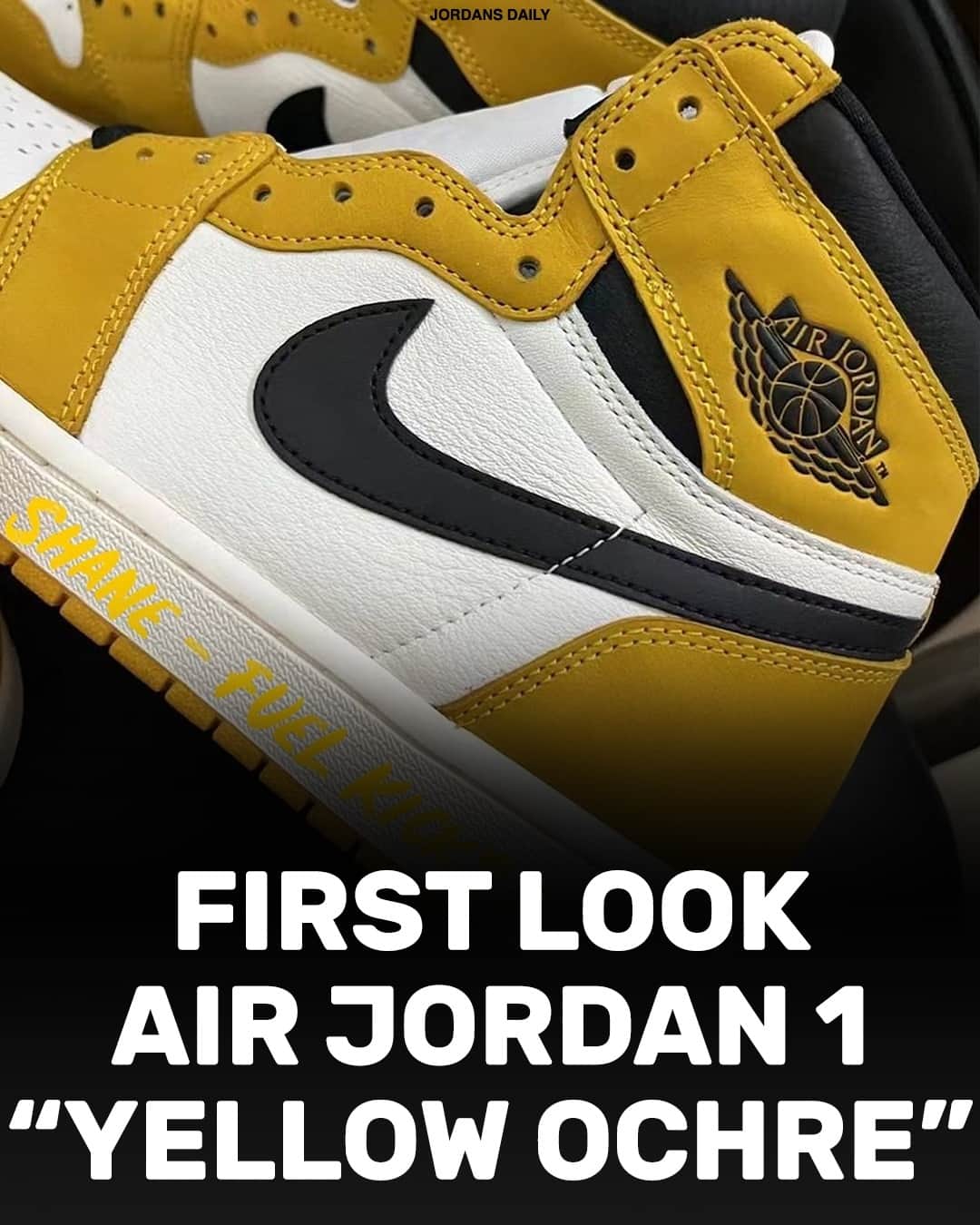Sneaker News x Jordans Dailyさんのインスタグラム写真 - (Sneaker News x Jordans DailyInstagram)「FIRST LOOK: Air Jordan 1 "Yellow Ochre" 🌞⁠ Releasing Jan. 27th, 2024 -- COP or PASS!?⁠ ⁠ LINK IN BIO for more info 📝⁠」8月26日 0時08分 - jordansdaily