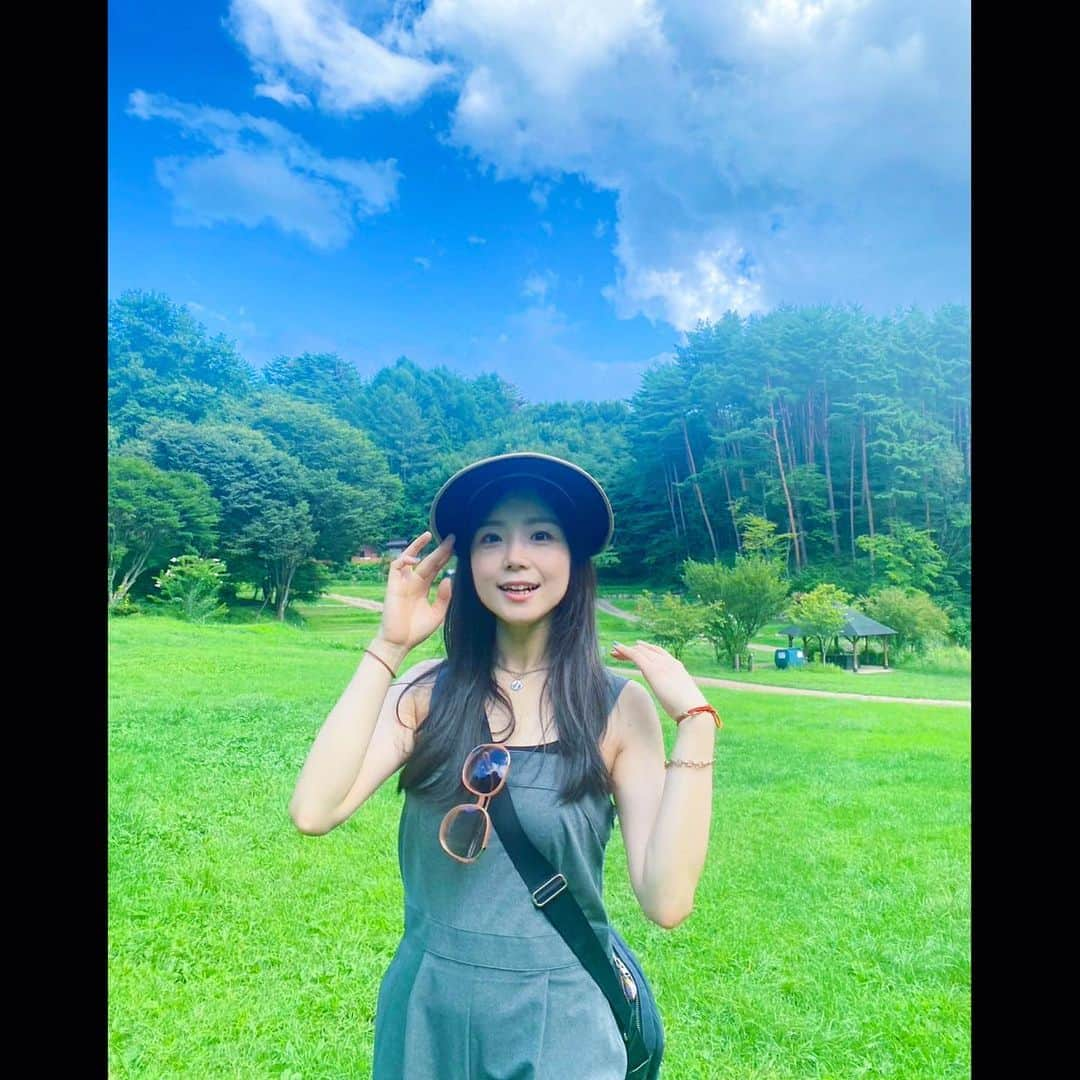 葉山柚子のインスタグラム：「#星の降る森 #キャンプ  #キャンパーレベル1  #🌠 #camping #ワンちゃんok  #🏕☀️」