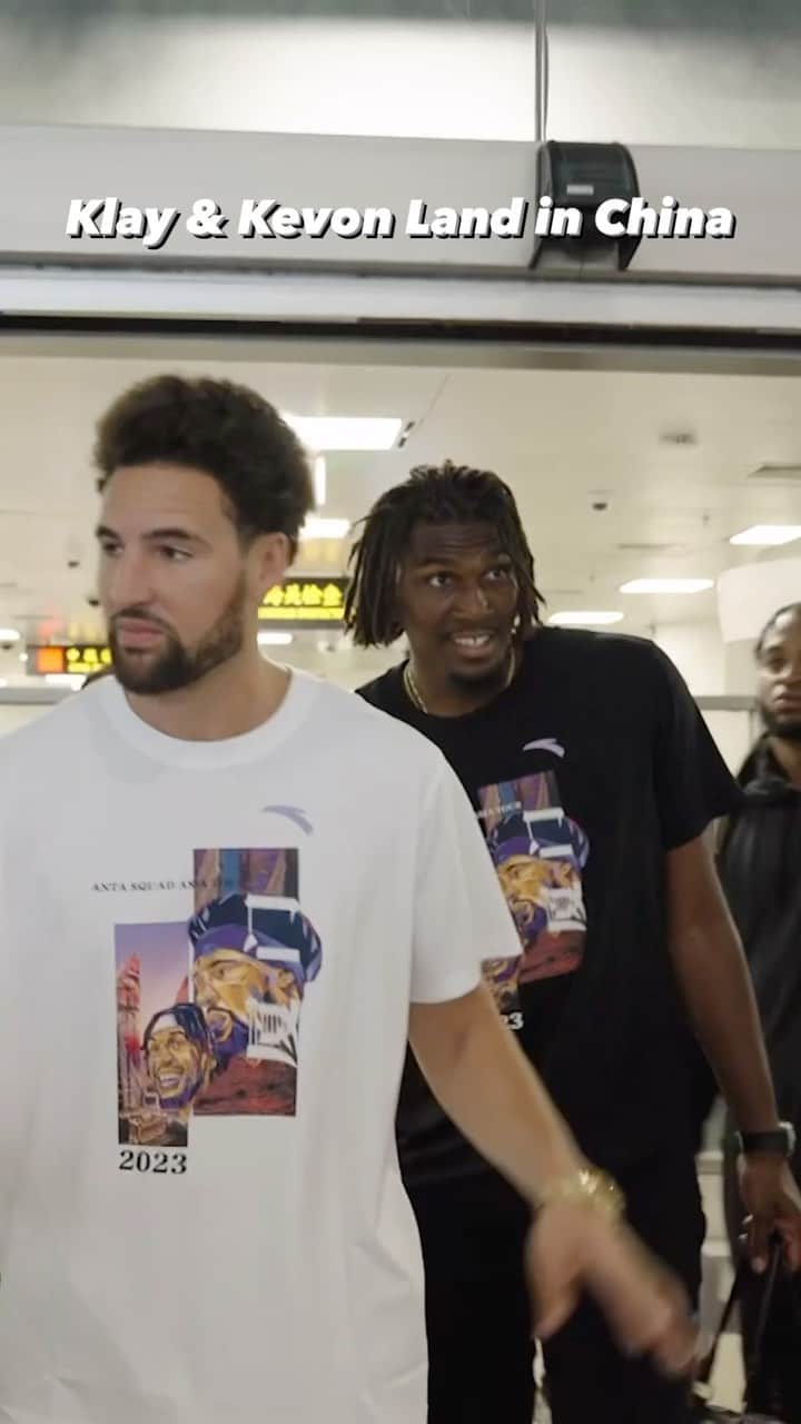 ゴールデンステート・ウォリアーズのインスタグラム：「China Klay. China Kevon.  📍 Xiamen」