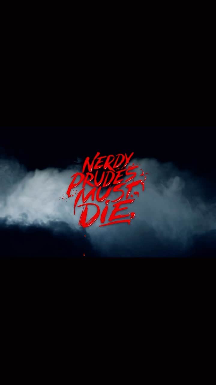 カート・メガのインスタグラム：「We’ve got a killer in our midst. You nerds better run.  Get it Sept. 15th. October 13th release on YouTube. #npmd #nerdyprudesmustdie #starkid」