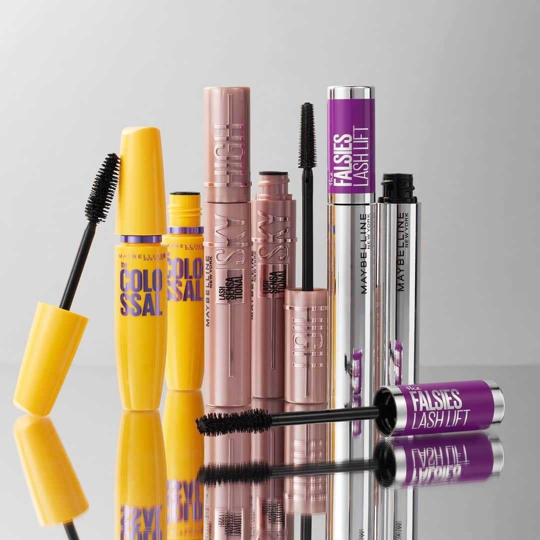 Maybelline New Yorkのインスタグラム：「Eyes that speak volumes – that's our vibe! 🤩✨ From curl power to luscious lengths, we've got the mascara magic just for YOU! 💛 Swipe through for lash goals with the iconic Colossal, Sky High, and Falsies Lash Lift Mascaras! Your eyes will thank you! 🔥💃」