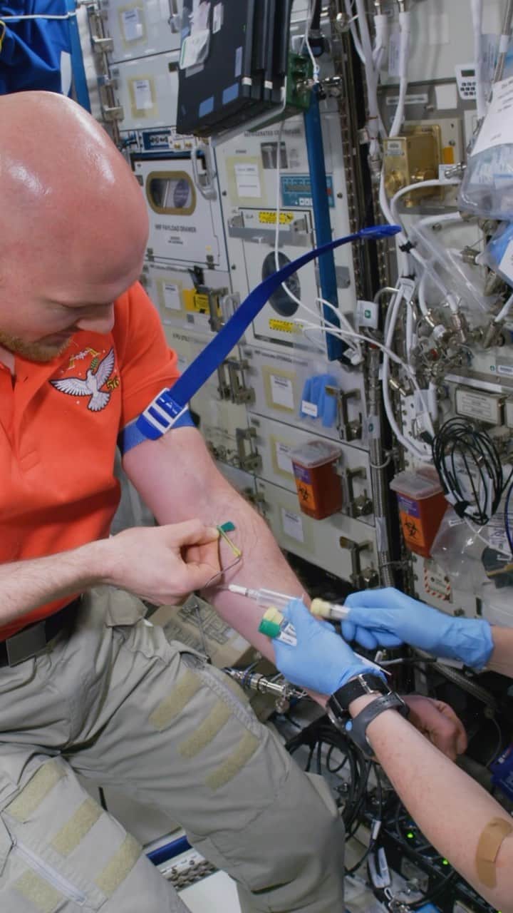 国際宇宙ステーションのインスタグラム：「🧠🦴From brains to bones and everything in between, #Crew7 will kick off a unique new set of experiments!  CIPHER is the first of its kind integrated study that monitors astronauts’ health by collecting multiple physiological and psychological measures giving researchers the opportunity to assess the whole human response to time spent in space.   30 astronauts on missions of various lengths can participate in a set of 14 studies that monitor their health before, during, and after missions, and together address the following themes:  Bone and Joint Health - Studies have shown astronauts experience bone density and muscle loss at an accelerated rate in space. This loss of bone density may affect how skeletal systems support muscles and organs in space and soon after landing back on Earth. 💪  Brain and Behavior - Fluids in the brain shift due to low gravity in space, and long-duration spaceflight may slightly alter brain structure. These changes could affect how the brain processes spatial information and, in turn, affect crew performance. 🧠  Cardiovascular- Long-duration spaceflight may lead to arterial stiffness and increase the risk of heart disease. Scientists want to know how these changes play out during and after extended missions. ❤️  Exercise- Exercise is a well-known strategy to counter bone and muscle loss in space. Researchers want to understand whether exercise is an effective strategy for maintaining astronaut health in long-duration spaceflight. 🏋️  Sensorimotor- Many astronauts experience dizziness and disorientation when they arrive at the station and when they return to Earth. Understanding factors that may influence how long these symptoms last will be important to mission success beyond low Earth orbit. 👁  #International #Space #Station #Research #Science」