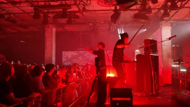 Open Reel Ensembleのインスタグラム：「23.08.23 | MUTEK Montréal [Nocturne 1] ⁡ We played rebel music in the "MAGNETIKPUNK World". ⁡ Thanks for the great TAPE-DIVE✇ ⁡ ⁡ #MUTEK #montreal #MAGNETIKPUNK #openreelensemble #eiwada #reeltoreel #tape #analog #tapedive」