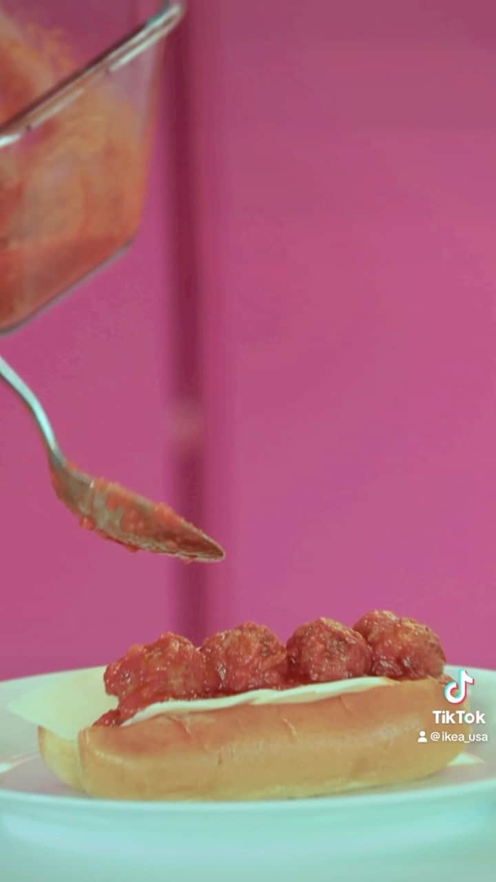 のインスタグラム：「Celebrate the IKEA 80th anniversary sale with 20% off HUVUDROLL meatballs for IKEA Family members 8/17/23 - 8/26/23. Need a fun meatball sub recipe? We got you covered! Learn more at link in bio.」