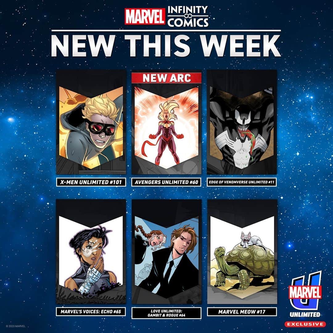 Marvel Entertainmentさんのインスタグラム写真 - (Marvel EntertainmentInstagram)「Fly higher, further, and faster into this week’s new Infinity Comics on the #MarvelUnlimited app. Sign up and start scrolling: bit.ly/3DL2Inj」8月26日 9時00分 - marvel