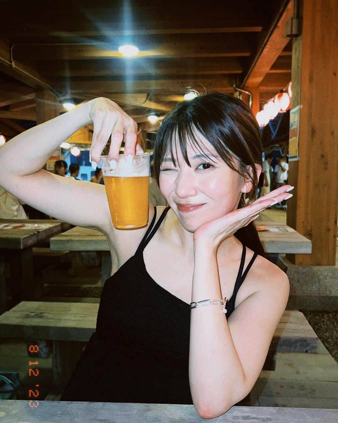 山岸逢花さんのインスタグラム写真 - (山岸逢花Instagram)「夏の思い出🍻」8月26日 19時50分 - ayakayamagishi_