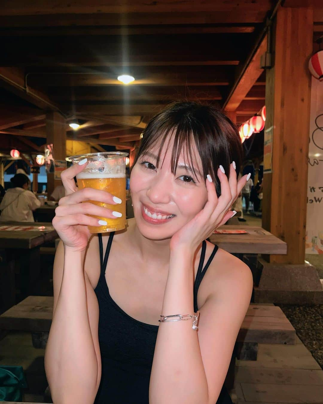 山岸逢花さんのインスタグラム写真 - (山岸逢花Instagram)「夏の思い出🍻」8月26日 19時50分 - ayakayamagishi_