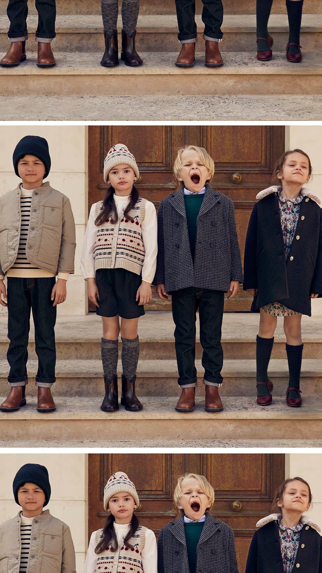 bonpointのインスタグラム：「New Bonpoint FW23 | Too cool for school​ Ready for back-to-school with a new wardrobe, old friends and new adventures at recess!  🎥 @Denis.Boulze ​  #BonpointFW23 #Bonpoint」