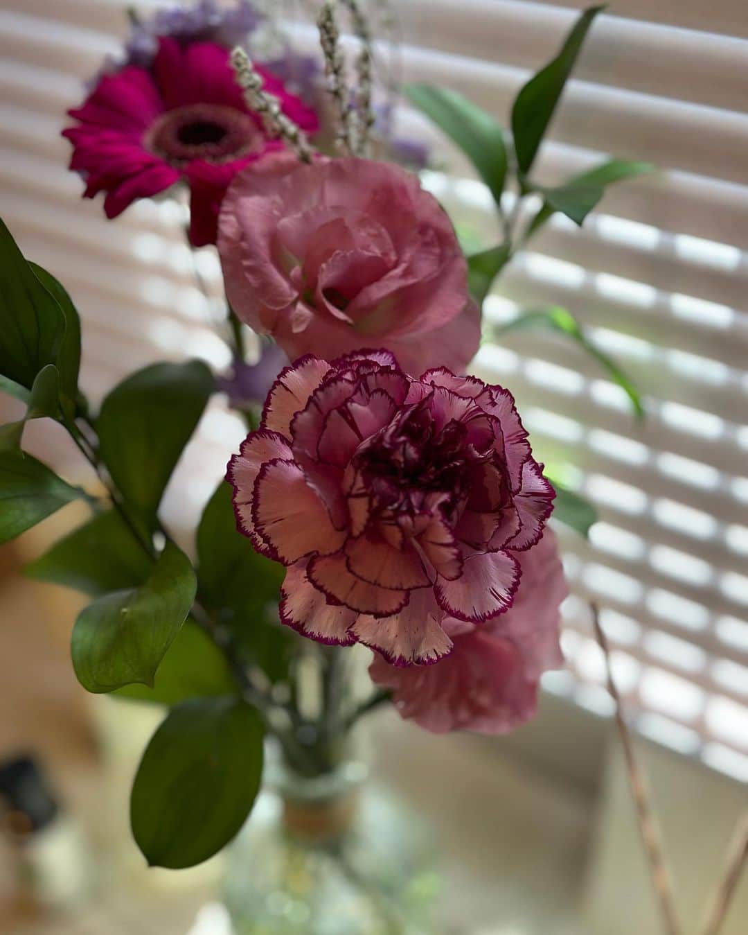 RIONAさんのインスタグラム写真 - (RIONAInstagram)「MY HOME🏠 お花置いたおかげで、お家が明るく可愛くなった〜💐🩷  ついつい写真撮っちゃった、 可愛いから載せる☝️ ヘビロテちゃん達が、いーっぱい!!  お花もらうの嬉しいね〜✨ 今日も素敵な一日にしようね☺︎」8月26日 11時50分 - cjd_riona