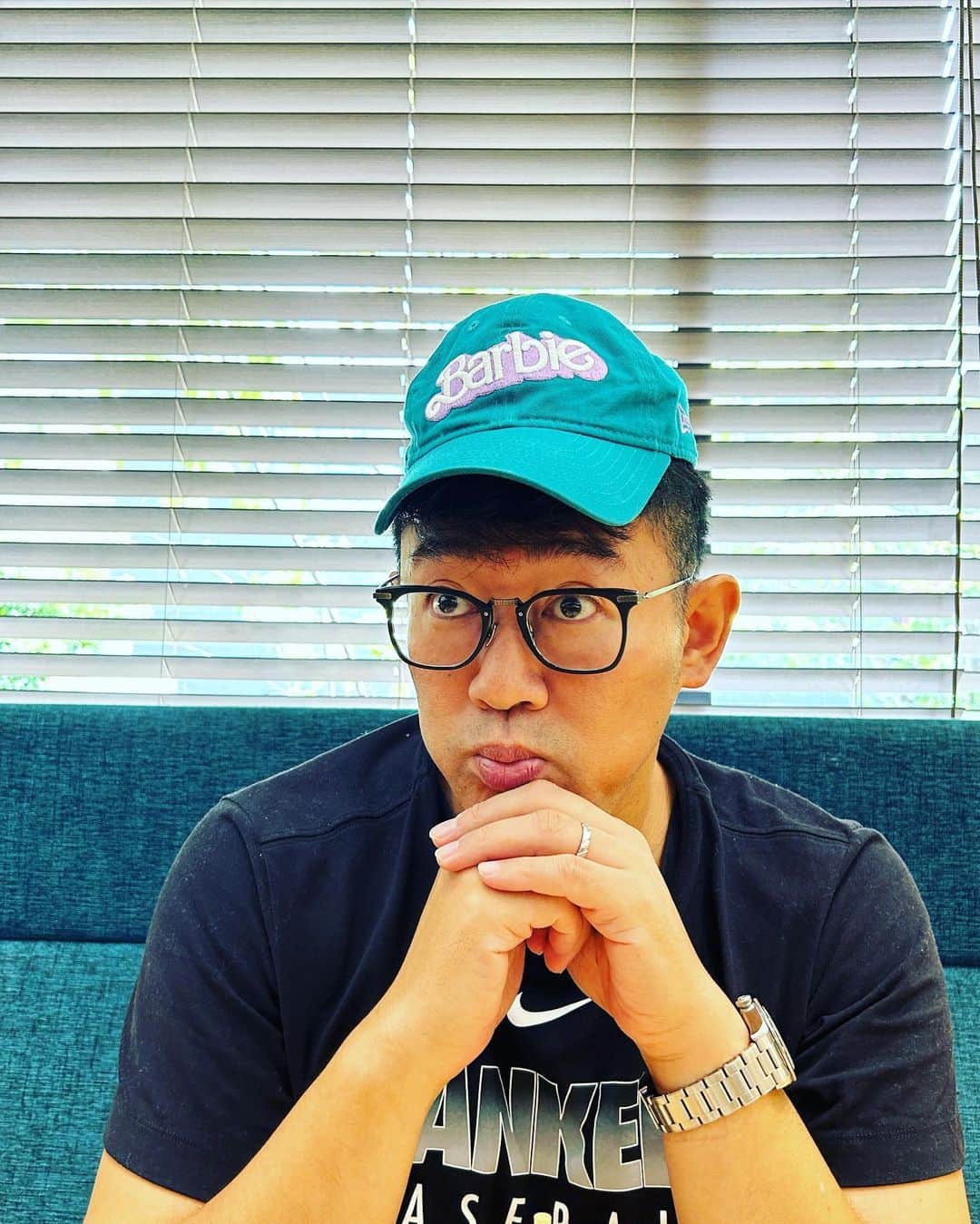 のインスタグラム：「Barbie🧢  大木ってカワイイ〜💖💖💖  #barbie  #バービー #newera  #こんばんみ」
