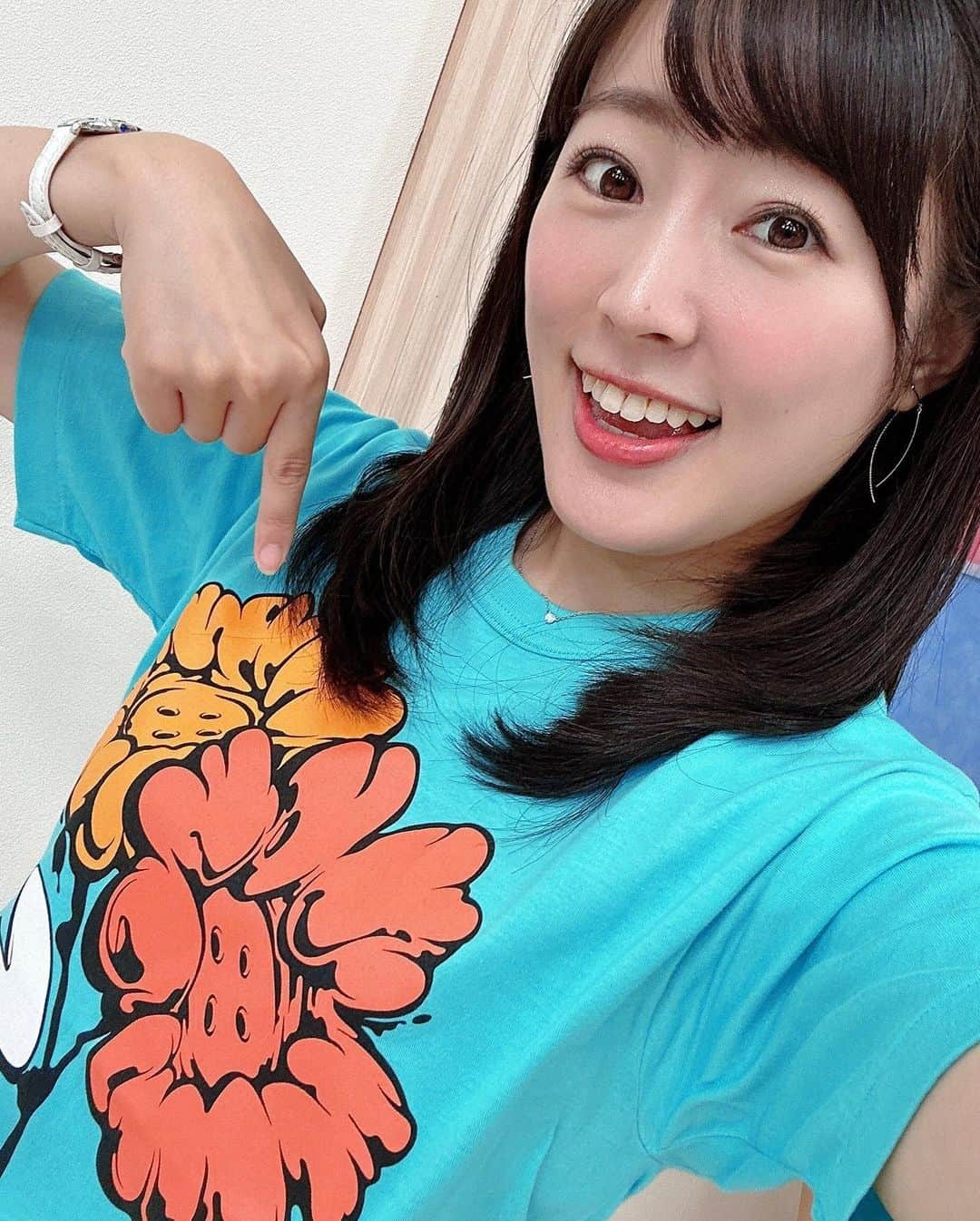 大谷萌恵さんのインスタグラム写真 - (大谷萌恵Instagram)「ことしも #チャリTシャツ 私は会社でニュース担当です🌱  #24時間テレビ #TeNY #テレビ新潟 #大谷萌恵」8月26日 13時51分 - moe_ohtani_teny