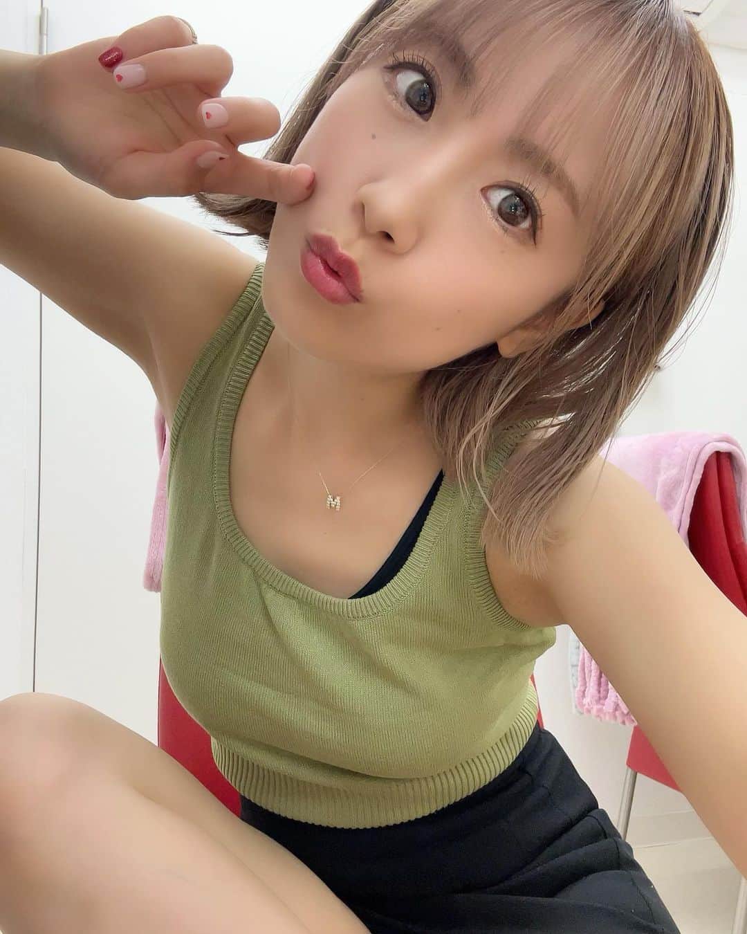 長瀬麻美のインスタグラム：「夏🙋‍♀️🌼」