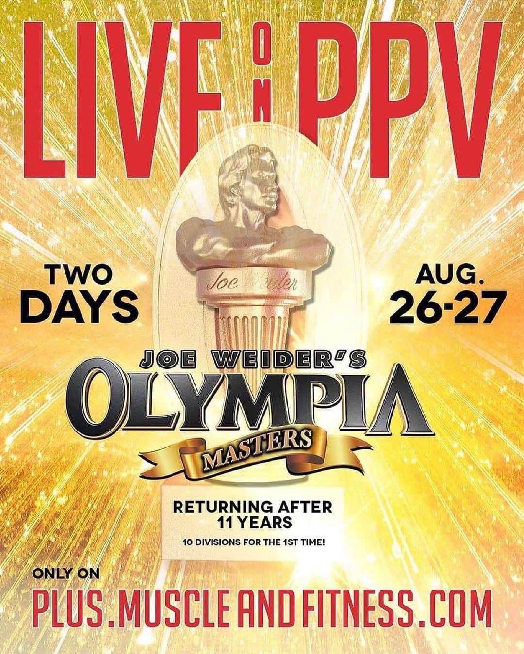 Hidetada Yamagishiさんのインスタグラム写真 - (Hidetada YamagishiInstagram)「Repost from @mrolympiallc • @mastersolympiaofficial ・・・ 2023 Masters Olympia & AOEE Premium Package  Live August 26-27, 2023 from Cluj, Romania in four livestreams over two days.   🎥 www.plus.muscleandfitness.com  The Complete Pay-per-view of the return of the Masters Olympia AND the 2nd annual Olympia Amateur Eastern Europe (an IFBB Pro League Qualifier).  INCLUDING complete coverage of both days of the return of the Masters Olympia! Including 10 divisions for the first time ever! @jake_wood_media @dansolomon_official @wingsofstrength @ifbb_pro_league」8月26日 16時21分 - hideyamagishi