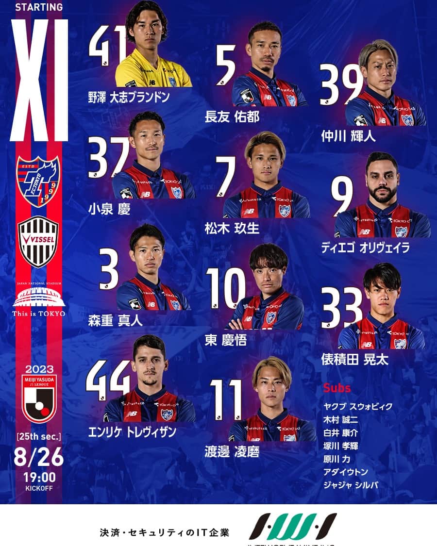 FC東京オフィシャルグッズのインスタグラム