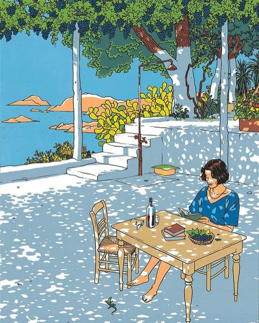 江口寿史のインスタグラム：「ツイッター、、もといXで初めて知ったVittorio Giardinoというイタリアのイラストレーター/バンド・デシネ作家。1946生まれというから御年77歳の現役ベテランだ。 1979年にメビウスを知り、それをきっかけにヨーロッパのバンド・デシネを漁りまくっていた時期があった。あれからずいぶん沢山のアーティストを知った気になっていたけれど、まだまだ自分の両手を広げた範囲でしか、世界のほんの一部分しか知らないんだなあ。でも今日、知れてよかった。全然遅くない。こういうのも出会いなんだから。」