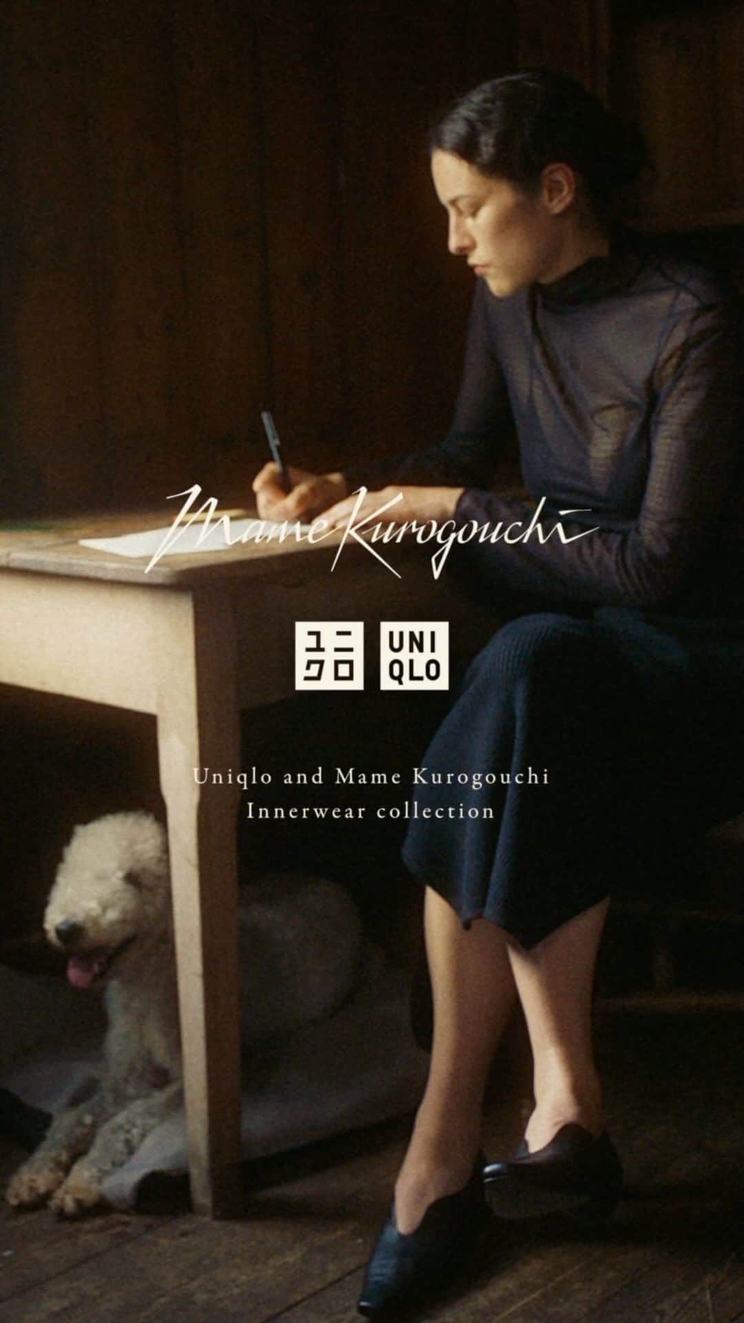 のインスタグラム：「The last collection of Uniqlo and Mame Kurogouchi Fall/Winter 2023: Launch globally from September 1st with women’s lineups. *HEATTECH items in this collection will be available in October. This brand-new collection is designed on the theme, “Evolving Beauty and Comfort for All Women”   The new season features Grandrelle yarn in deep, layered hues resembling the light of the transitioning seasons, updated knitting technology to create sophisticated lace textiles, and sheer items with delicate mesh designs that shimmer beautifully on the skin. Every piece in the collection can be worn by itself or layered as part of a complete outfit, transitioning seamlessly from innerwear to clothes.   @MAMEKUROGOUCHI #mamekurogouchi #uniqlomamekurogouchi #UNIQLO #LifeWear   *The product availability differs among regions. Please check your regional account or website.」