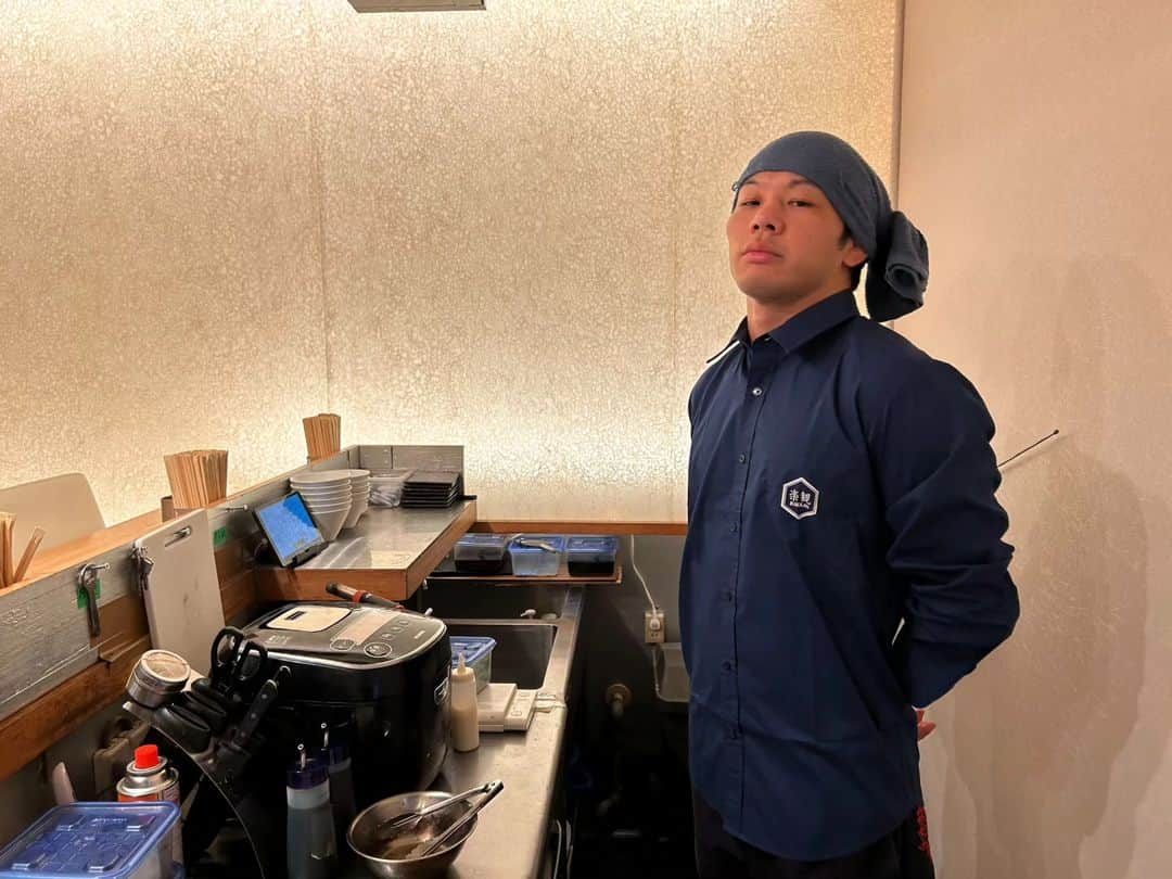 斎藤裕のインスタグラム：「1日店長(3時間店長)イベントありがとうございました🙇  貴重な経験をさせていただきました。  時期を考えてまた1日店長が出来たらと思います🍜」