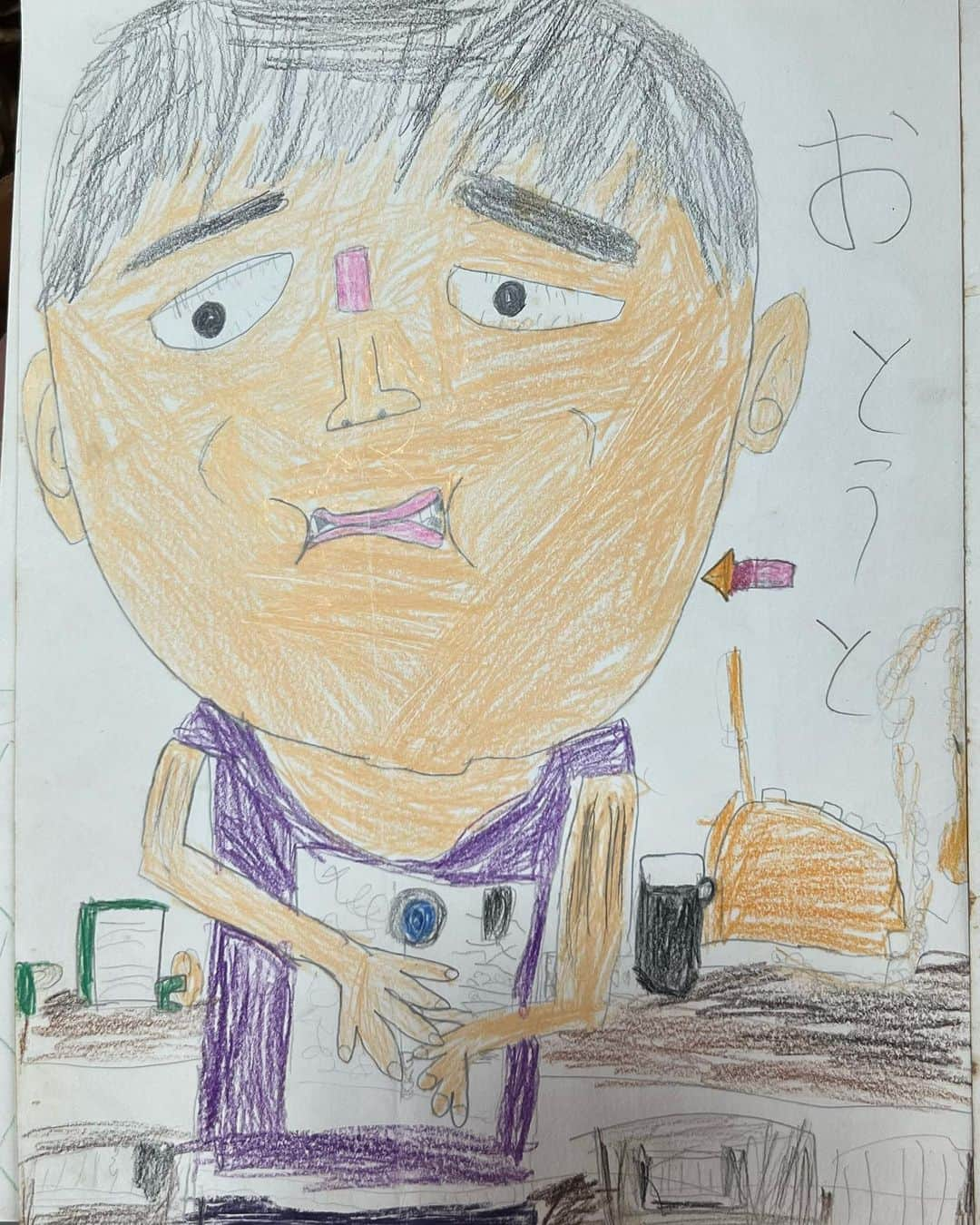 島崎直也さんのインスタグラム写真 - (島崎直也Instagram)「僕が幼少期に描いた絵  悪意に満ちていて驚いた」9月10日 13時09分 - naoyaman01