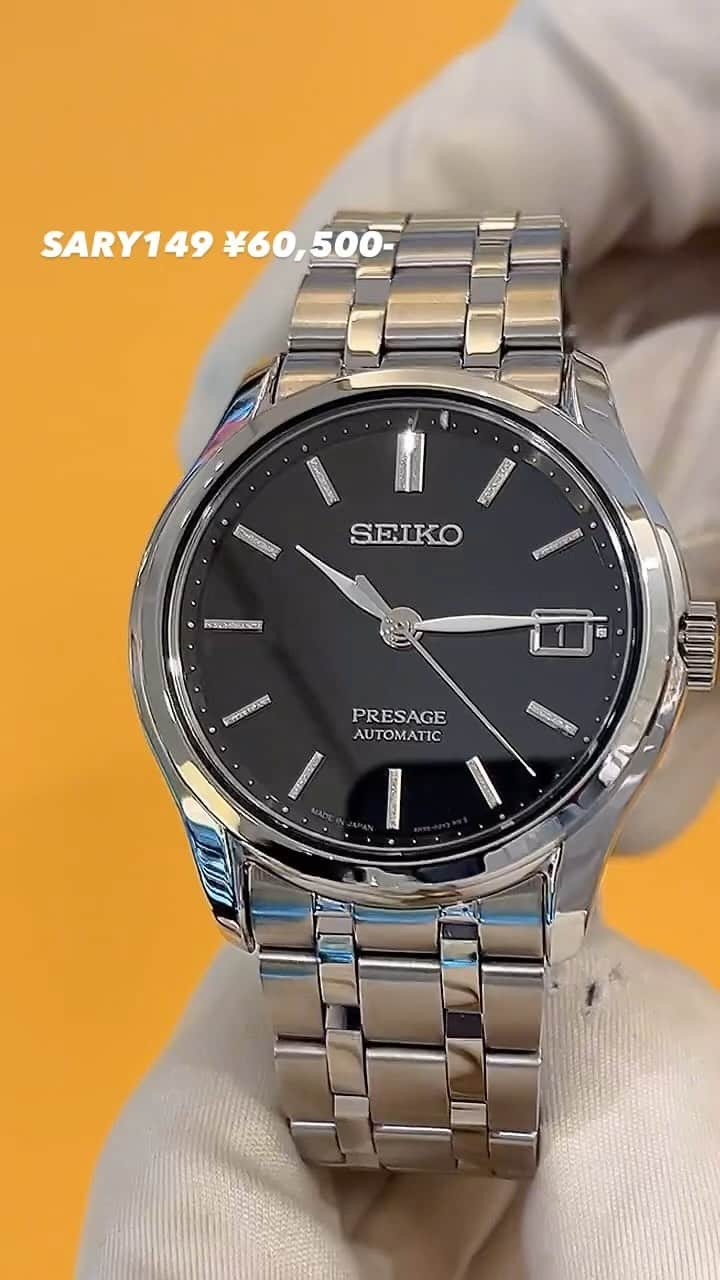 NAKANIWA WISPのインスタグラム：「Seiko PRESAGE discontinued model Ref:SARY149 ¥60,500‐ in stock 1PS only  ■ Inquiry NAKANIWA WATCH 4-10-3 Minamisenba, Chuo-ku, Osaka-shi, 542-0081 TEL: 06-6251-7573 Open from 11:00 to 18:30 Closed on Wednesdays LINE ID: @910caqbg  #NAKANIWA #NAKANIWAWATCH #仲庭時計店 #心斎橋 #大阪 #osaka #腕時計 #watch #Japanwatch #SEIKO #セイコー #PRESAGE #プレザージュ #SARY149」