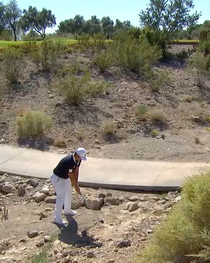 PGA TOURのインスタグラム：「No pictures on the scorecard. Top recovery shots of the season so far 🤯」