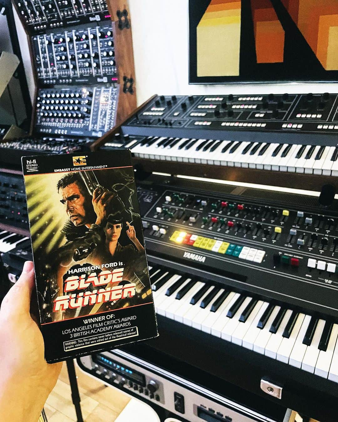 Computer Magicのインスタグラム：「Getting ready for my soundbath performance tomorrow afternoon at @vintagesynthmuseum! You know I’ll have to use the CS-80…  Later on I’ll be at the @vidiots x @synth_history ‘Iconic Scores’ screening series, presenting one of my favorite movies of all time (second only to the original Alien, of course) Ridley Scott’s Blade Runner: The Final Cut featuring Vangelis’ incredible score. There will also be a special music vid screening from one of my favorite artists, @eccopn!  Both events are sold out but there might be some space at the door.  See ya there.🛸」