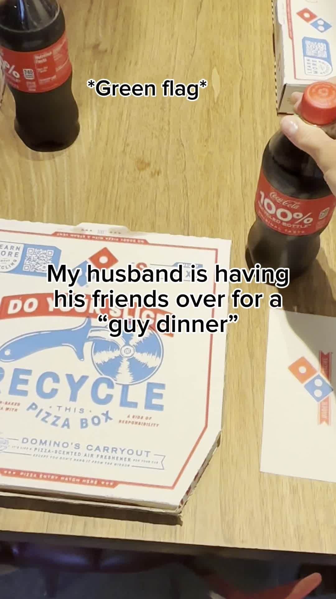 Domino's Pizzaのインスタグラム：「apparently guy dinner is also a thing」