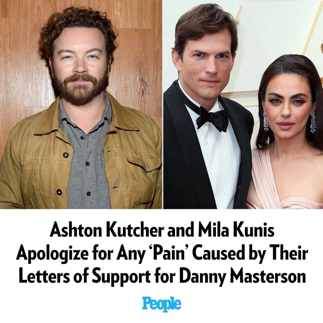 People Magazineさんのインスタグラム写真 - (People MagazineInstagram)「Ashton Kutcher and Mila Kunis are addressing their controversial letters of support toward their That '70s Show costar Danny Masterson.  In a video on Saturday, the couple discussed why they wrote the letters of support for Masterson — who was sentenced to 30 years in prison on Thursday for two rapes that took place during the height of his That '70s Show fame — and voiced their support of the victims.   “We are aware of the pain that has been caused by the character letters that we wrote on behalf of Danny Masterson,” Kutcher, 45, said in a video posted on his Instagram alongside his wife Kunis, who said that they “support victims and will continue to do so in the future.”  Tap our bio link to read more. | 📷: Getty」9月10日 7時23分 - people