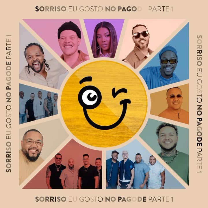 Sorriso Marotoのインスタグラム：「Já pode colocar a cerveja pra gelar e reunir a turma pra escutar nossos sucessos, pela primeira vez numa roda de samba ao lado de grandes convidados, que temos a sorte de chamar de amigos. 😎🍺  Dia 14 DE SETEMBRO tá chegando a primeira parte do Sorriso Eu Gosto No Pagode em todas as plataformas de música! 💛🎶」