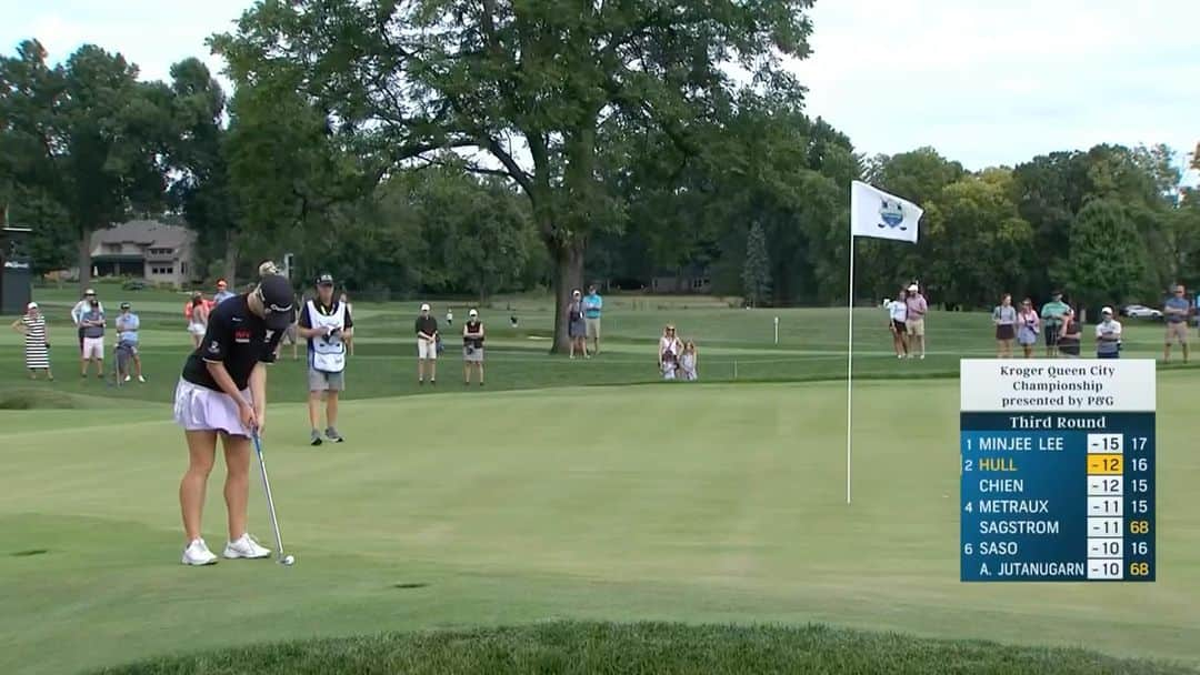 チャーリー・ハルのインスタグラム：「Rolling into final round Sunday in 2nd place 2 back. ⛳️ 😎 💥 @lpga_tour」