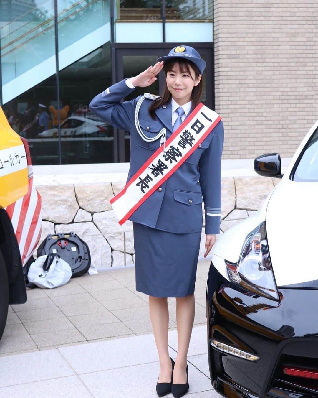 野村麻純さんのインスタグラム写真 - (野村麻純Instagram)「⁡ ⁡ ⁡ 警視庁麹町警察署1日警察署長を務めました。 ⁡ 秋の全国交通安全運動よろしくお願い致します！ ⁡ ⁡ ⁡ ⁡ 緊張していましたが、麹町警察署の皆さまが とてもあたたかく迎え入れてくださり 楽しく任務を遂行できました☺️ ピーポくんにも大感謝です。 つぎはピーポくんの家族にも会いたいな🥰 ⁡ ⁡ #1日警察署長 #麹町警察署 #かっこいいピーポくんポスター」9月10日 14時41分 - masumi_nomura.official