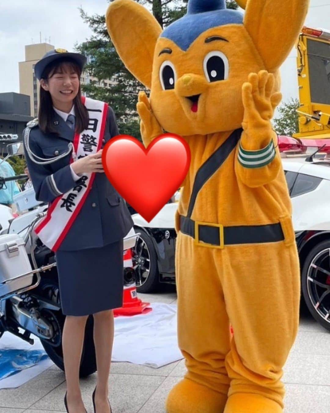 野村麻純さんのインスタグラム写真 - (野村麻純Instagram)「⁡ ⁡ ⁡ 警視庁麹町警察署1日警察署長を務めました。 ⁡ 秋の全国交通安全運動よろしくお願い致します！ ⁡ ⁡ ⁡ ⁡ 緊張していましたが、麹町警察署の皆さまが とてもあたたかく迎え入れてくださり 楽しく任務を遂行できました☺️ ピーポくんにも大感謝です。 つぎはピーポくんの家族にも会いたいな🥰 ⁡ ⁡ #1日警察署長 #麹町警察署 #かっこいいピーポくんポスター」9月10日 14時41分 - masumi_nomura.official