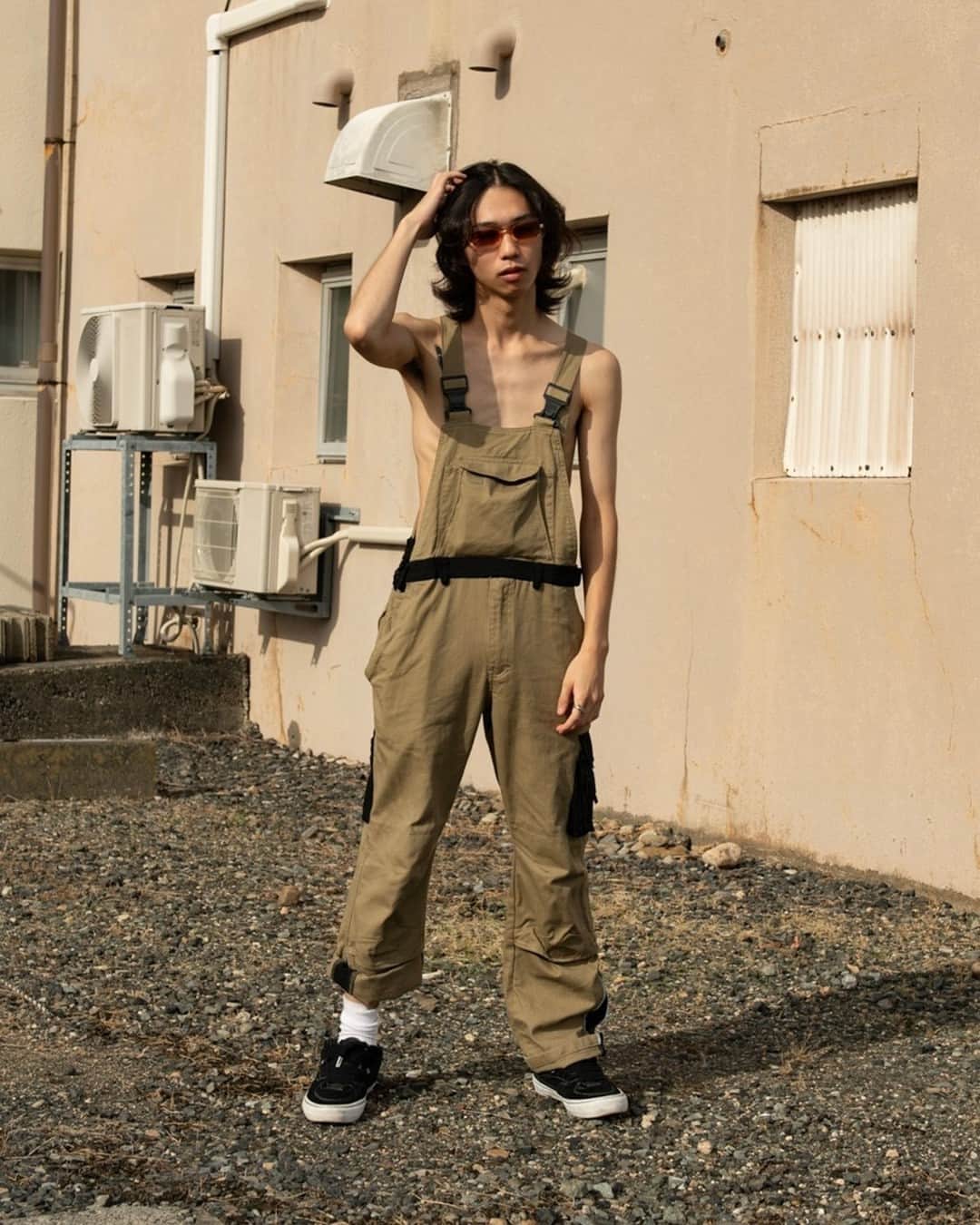 のインスタグラム：「Name: 今井 恒太郎⁠ Age: 22⁠ ⁠  Pants #used⁠ Shoes #VANS⁠ Ring #vintage⁠ ⁠ Photo by @ogata.0513⁠ ⁠ #スナップ_fs #fashionsnap #fashionsnap_men」