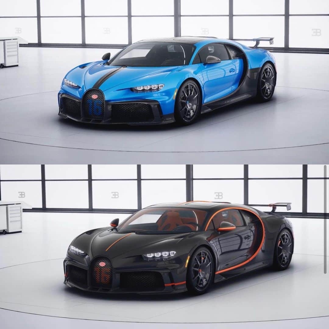 CarsWithoutLimitsのインスタグラム：「Which duo do you prefer from the @davcars Pur Sport collection?   The Canadian cars from @grandtouringautos or the American cars from @holmanmotorcars ?  #carswithoutlimits #bugatti #chiron #bugattichiron #chironpursport #w16」