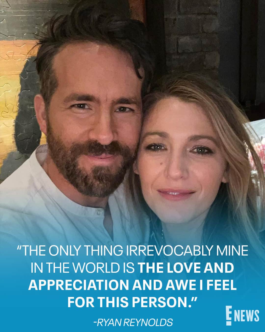 E! Onlineさんのインスタグラム写真 - (E! OnlineInstagram)「We're in a d̶e̶a̶d̶pool of our own tears because the way Ryan Reynolds talks about Blake Lively is the sweetest. 😭😍 On their anniversary, head to the link in bio for more on the couple's 11 years of marriage. (📷: Instagram, Getty)」9月10日 11時00分 - enews