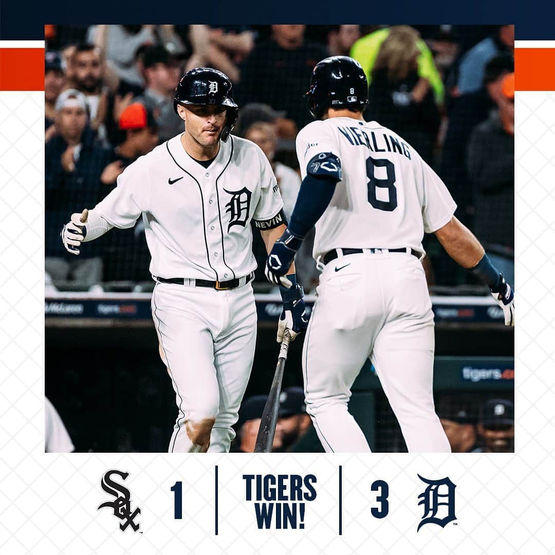 デトロイト・タイガースさんのインスタグラム写真 - (デトロイト・タイガースInstagram)「Season series secured over the Sox. #TigersWin」9月10日 10時43分 - tigers