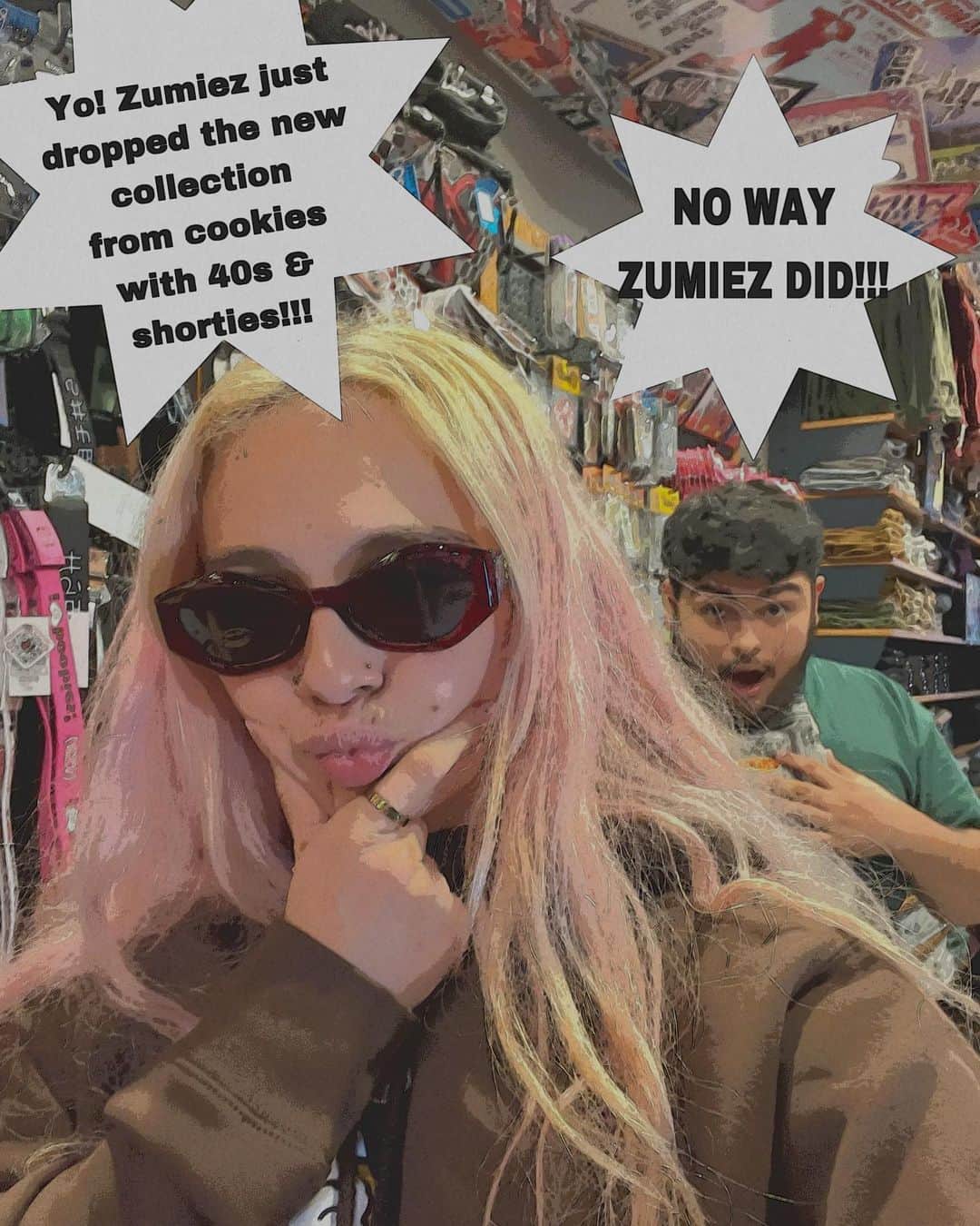 zumiezさんのインスタグラム写真 - (zumiezInstagram)「Wait? Cookies?! 40s & shorties?! TOGETHER!!!😩 stop by your local zumiez & grab the newest collection !!🙏」8月27日 4時25分 - zumiez