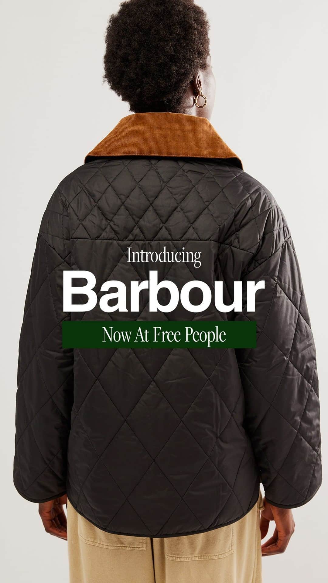 freepeopleのインスタグラム：「We're excited to welcome @barbour to the Free People family. Barbour, the iconic heritage staple, synonymous with the British countryside, and known for exquisite craftsmanship & quality their contemporary quilted jackets, and coats. Link in bio to shop.」