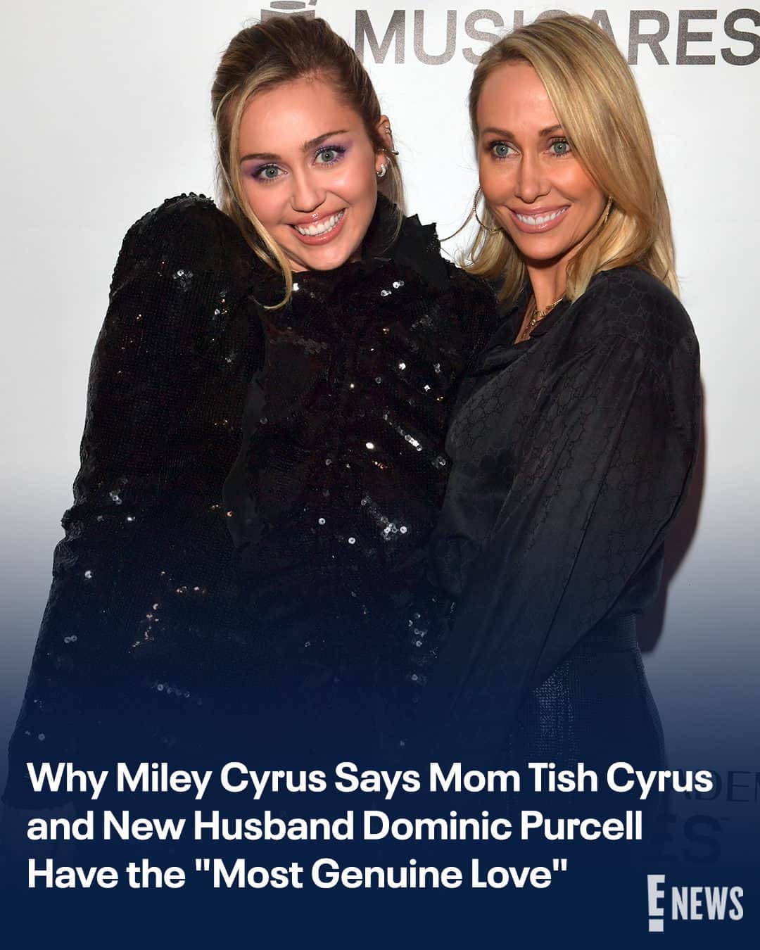 E! Onlineさんのインスタグラム写真 - (E! OnlineInstagram)「The sky was so blue at Tish Cyrus' Malibu wedding. Just ask Miley Cyrus. ❤️ The singer shares why she adores her mom's new marriage at the link in bio. (📷: Getty)」8月27日 6時00分 - enews